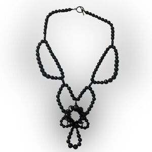 Banana Republic Navy Beaded Necklace